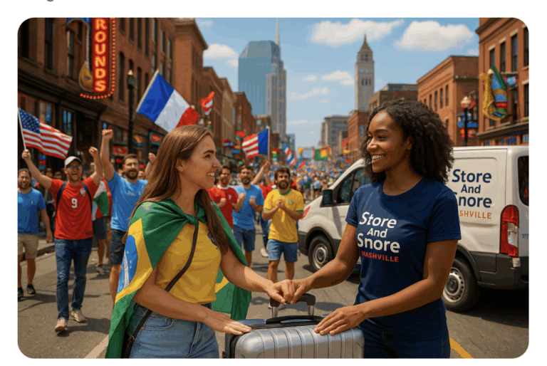 ⚽ Headed to Nashville for FIFA? Store Your Bags & Explore with Ease